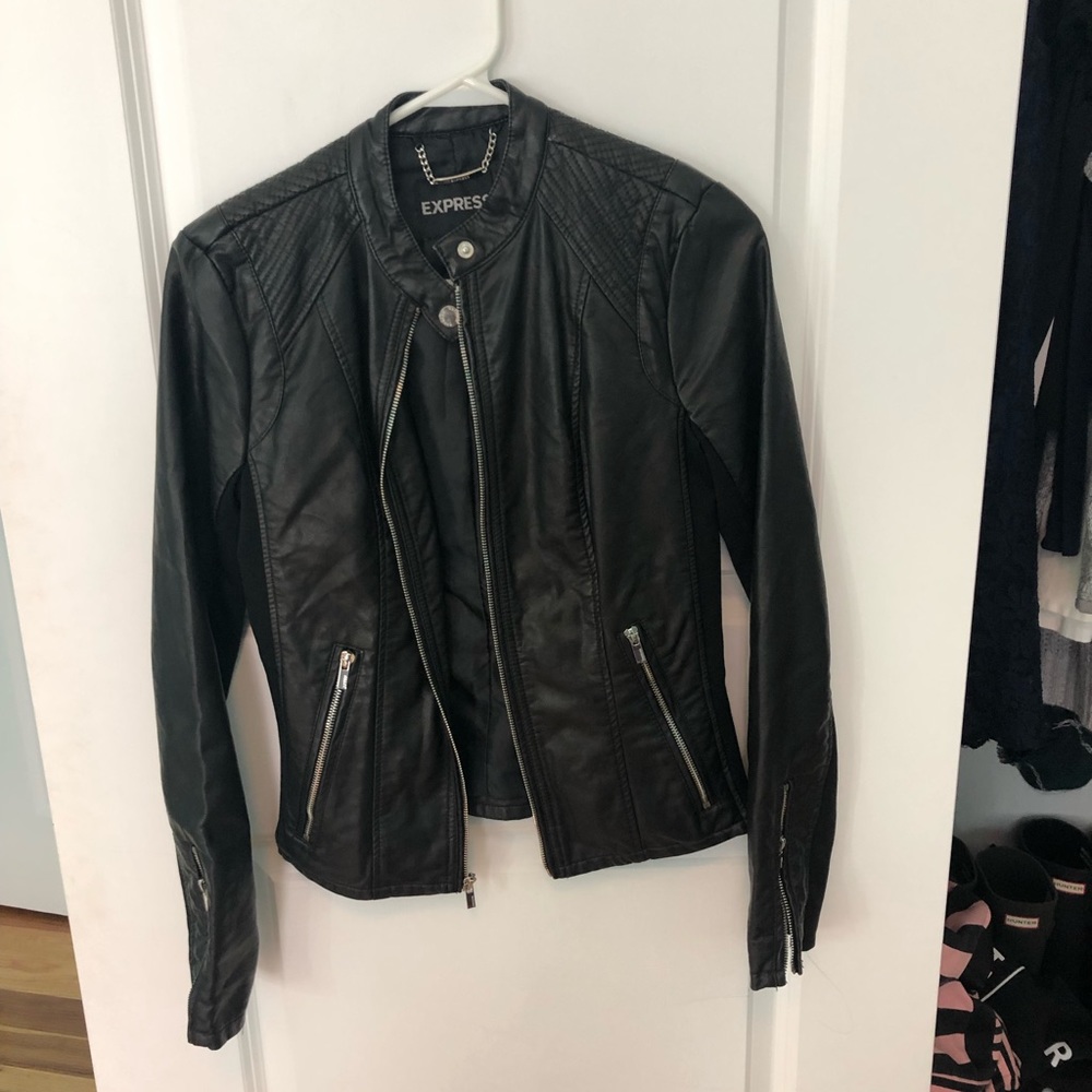 Express leather jacket